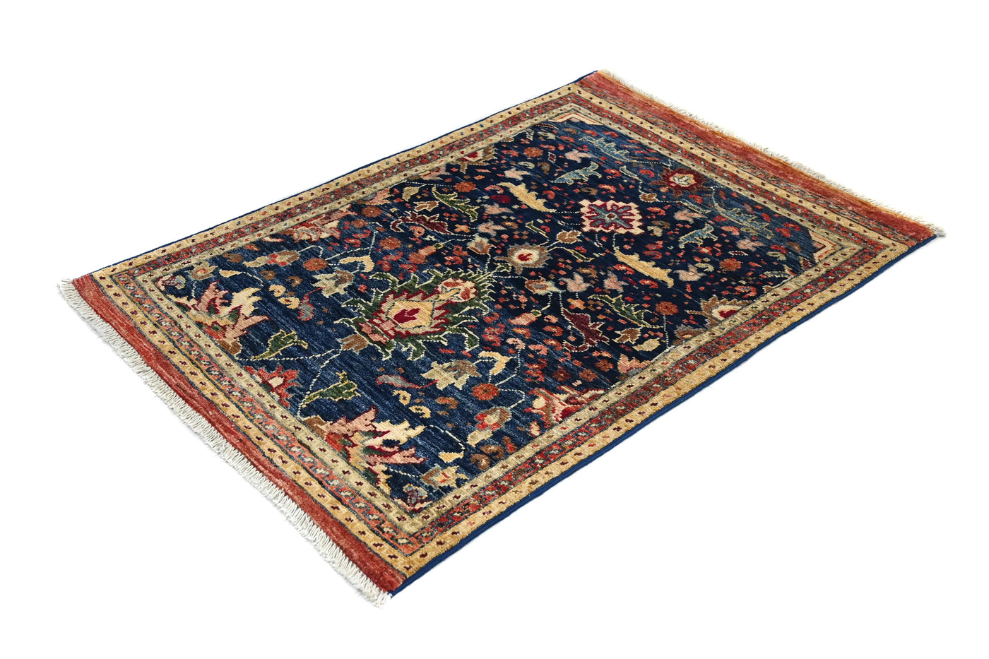 Chobi Afghan Rug – Indigo Botanical
