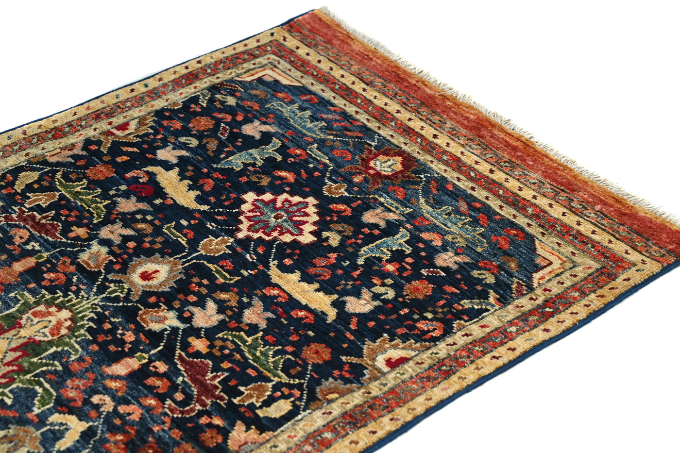 Chobi Afghan Rug – Indigo Botanical