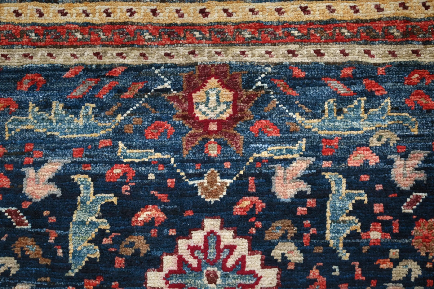 Chobi Afghan Rug – Indigo Botanical