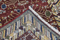 Chobi Afghan Rug – Maroon Vineyard