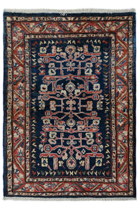 Chobi Afghan Rug – Cobalt Dynasty