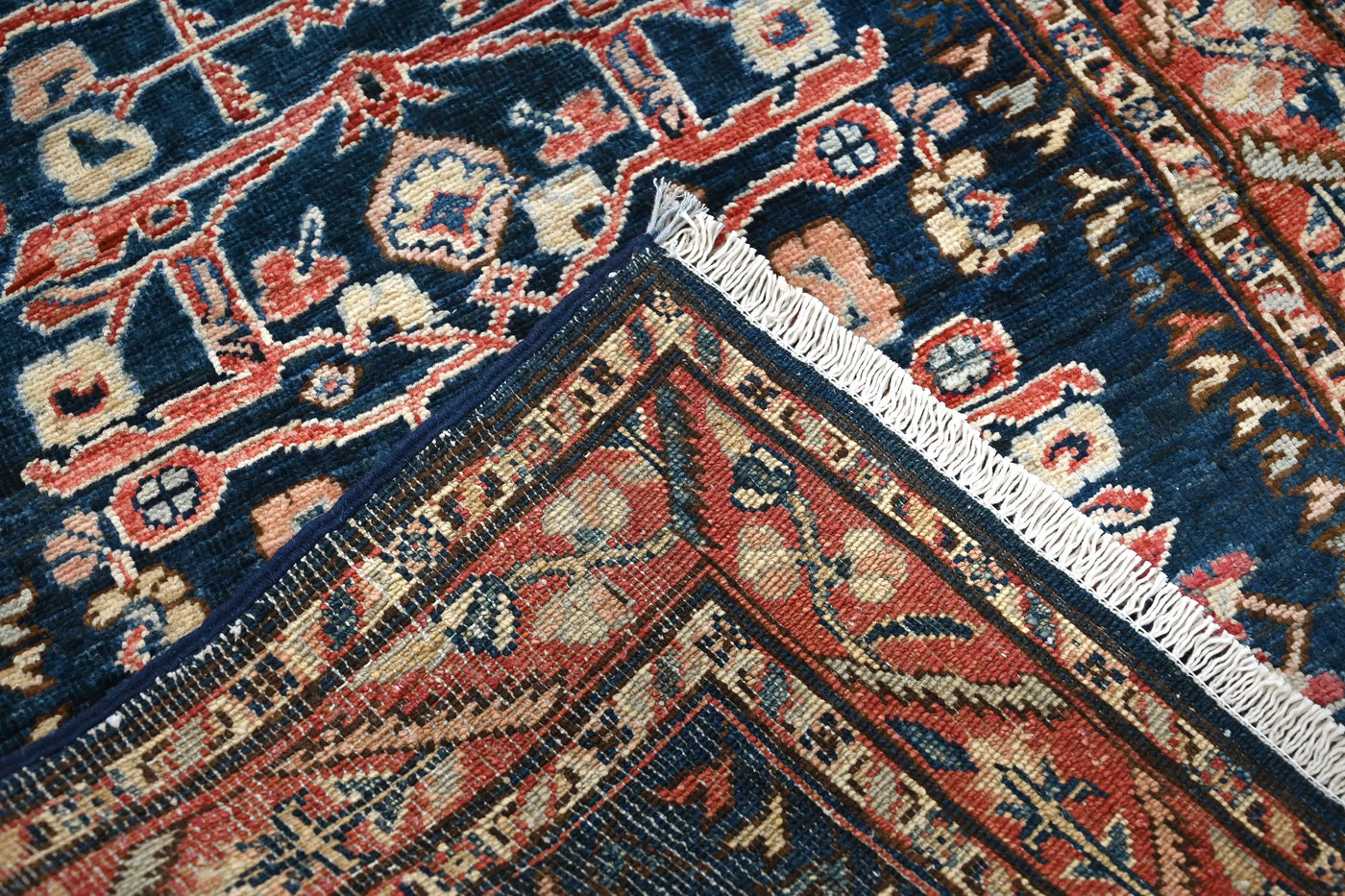 Chobi Afghan Rug – Lagoon Emblem