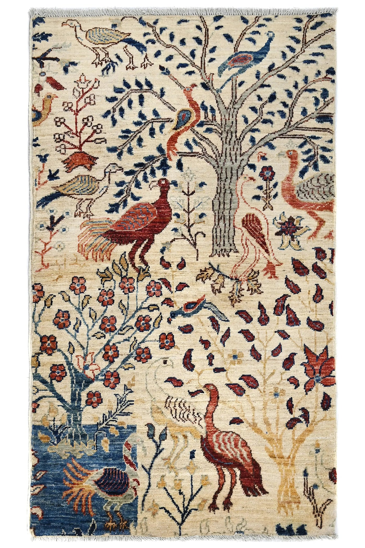 Chobi Afghan Rug – Clay Petal