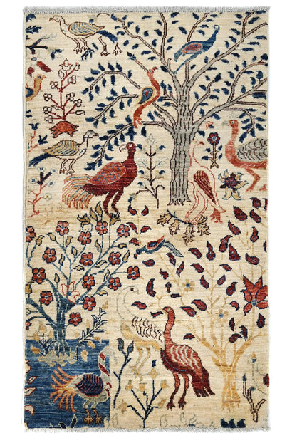 Afghan Chobi Rug, 76 x 130  cm