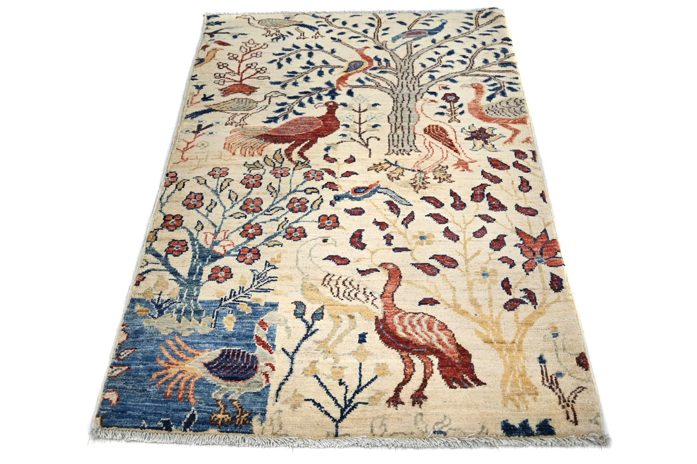 Chobi Afghan Rug – Clay Petal