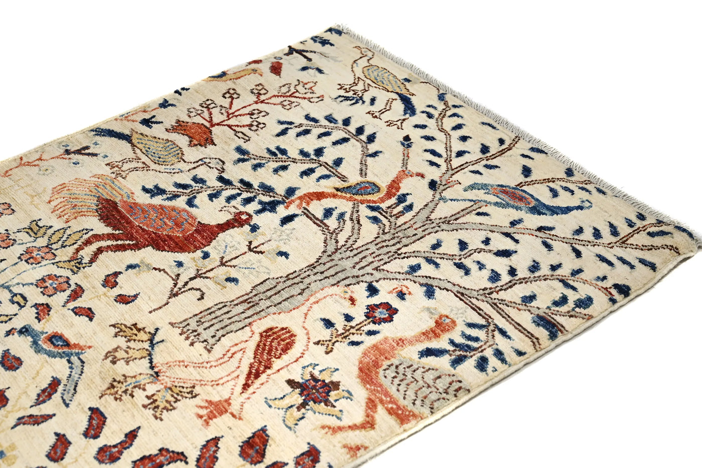 Chobi Afghan Rug – Clay Petal