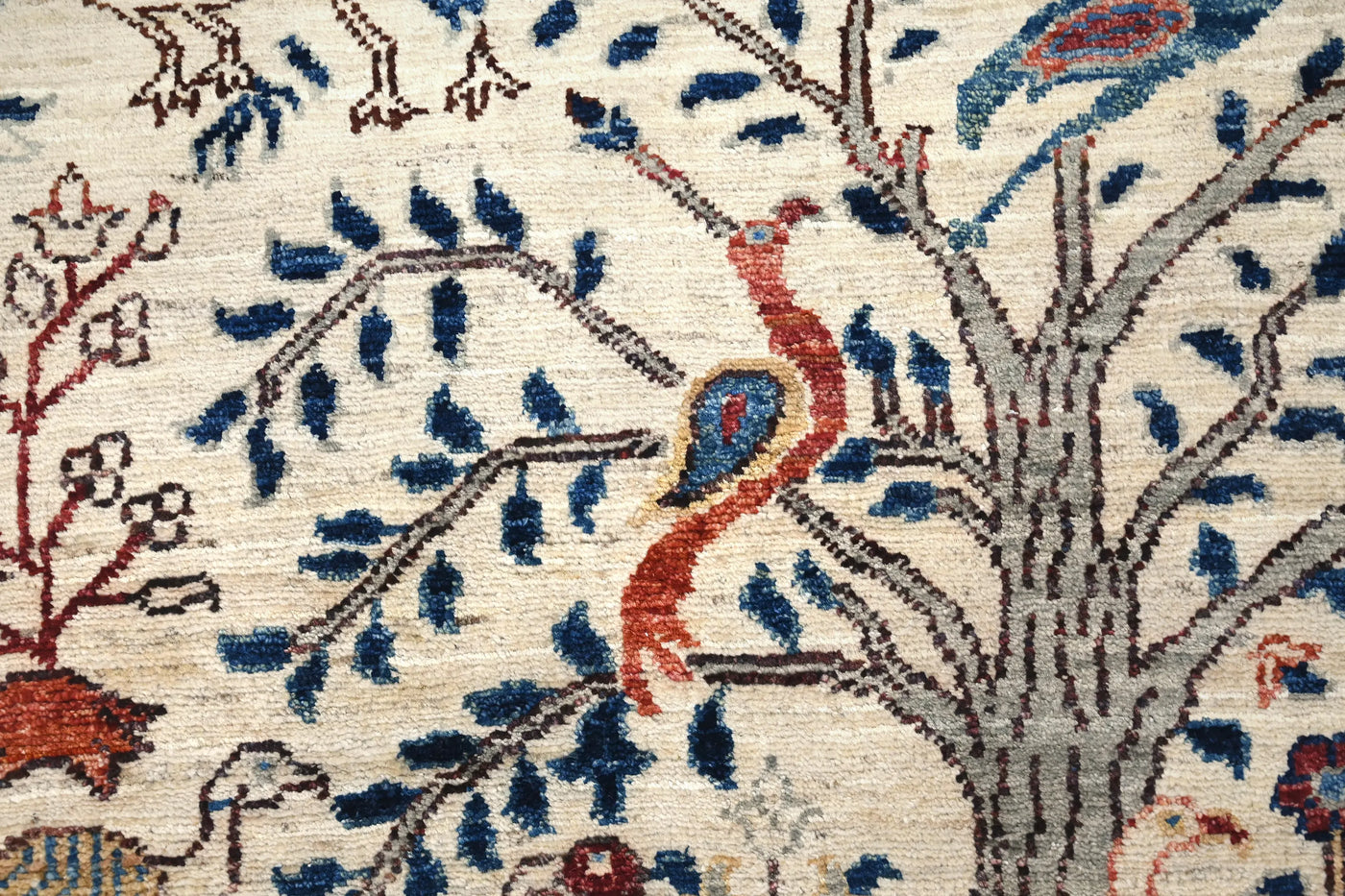 Chobi Afghan Rug – Clay Petal