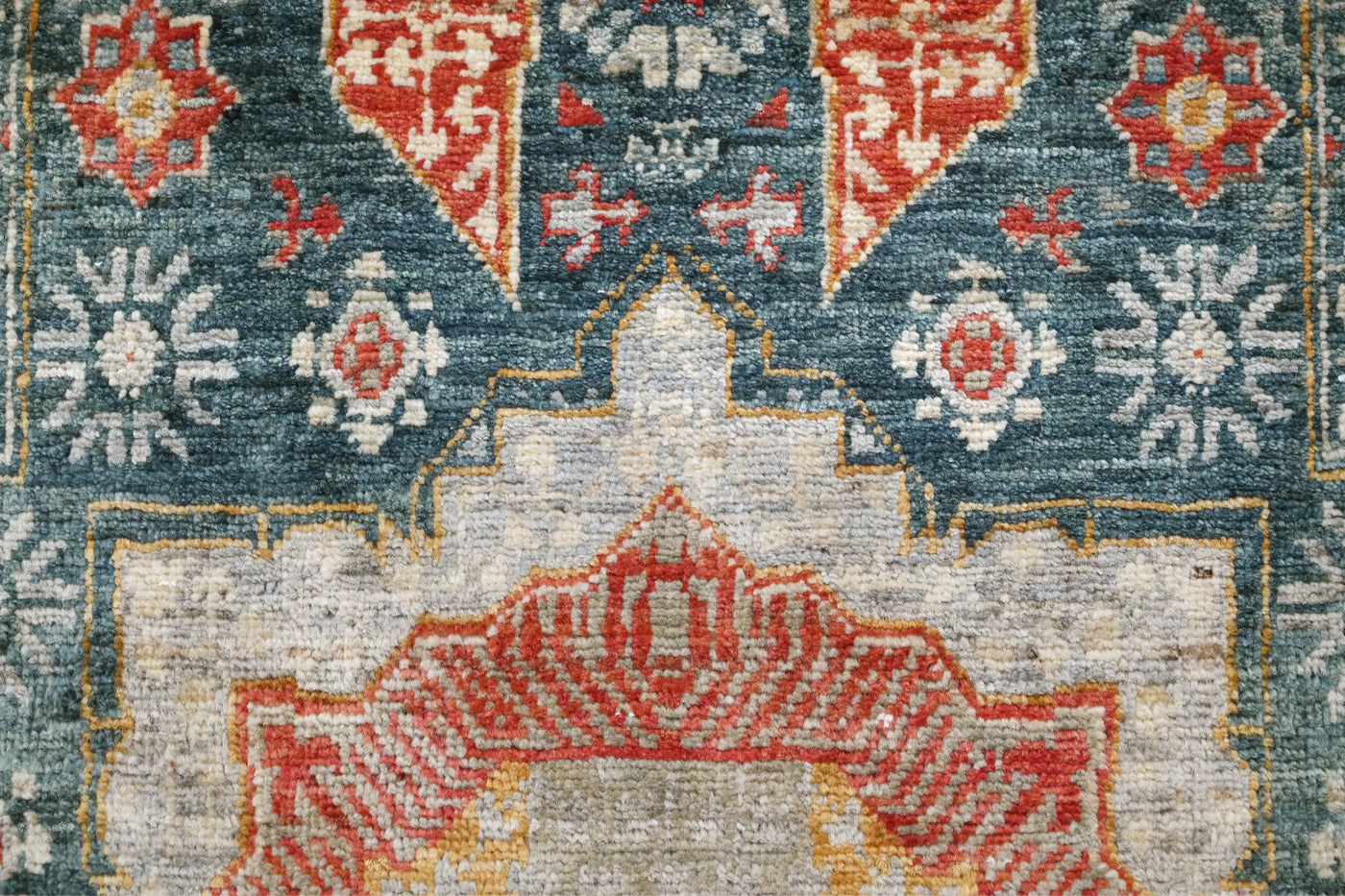 Chobi Afghan Rug – Oatmeal Matrix
