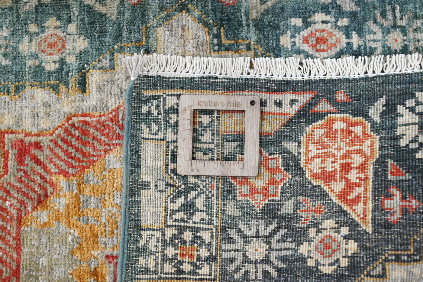 Chobi Afghan Rug – Oatmeal Matrix
