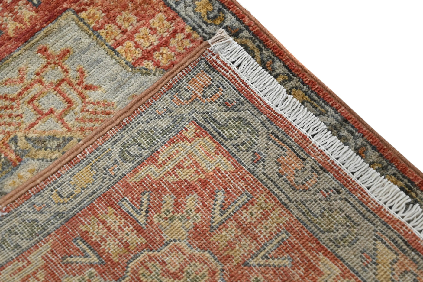 Chobi Afghan Rug – Parchment Floral