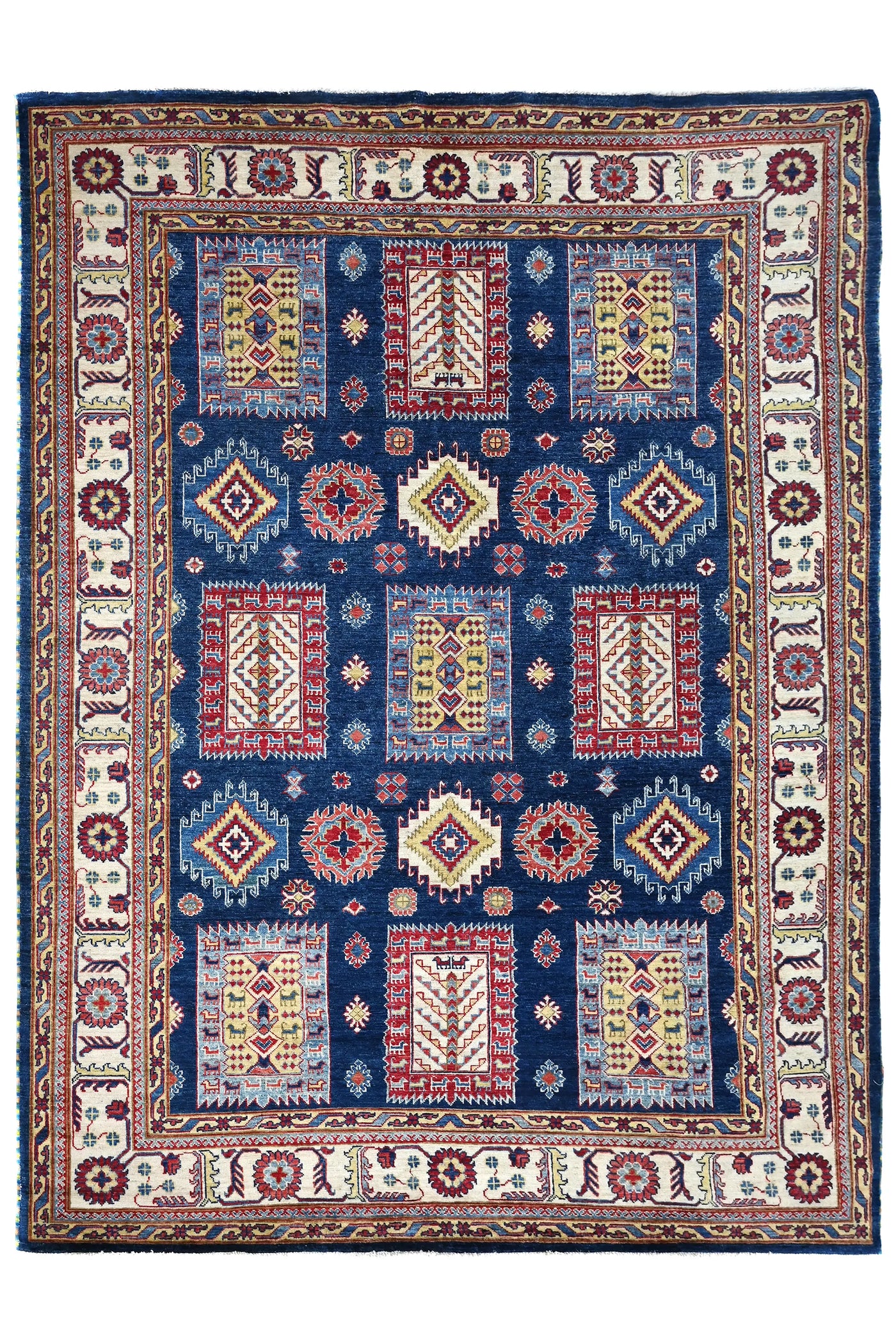 Chobi Afghan Rug – Ocean Constellation