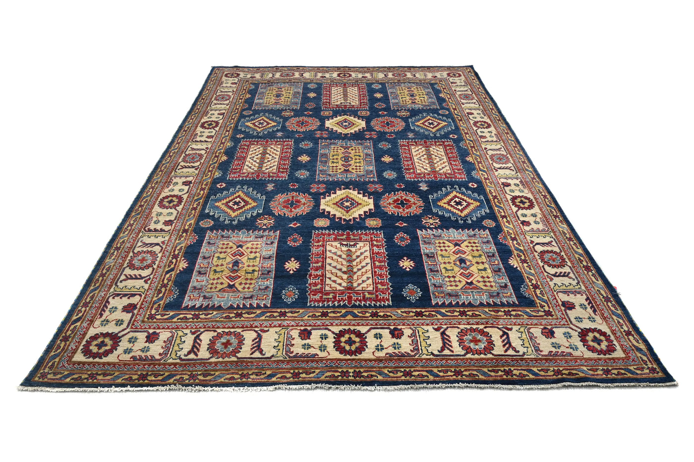 Chobi Afghan Rug – Ocean Constellation