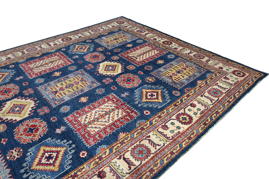 Chobi Afghan Rug – Cobalt Courtyard