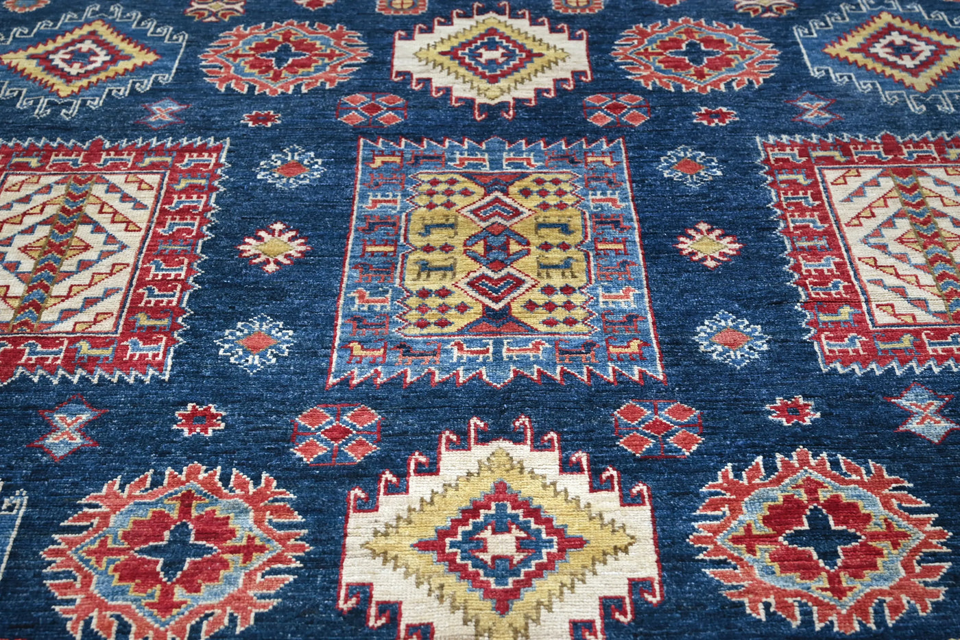 Chobi Afghan Rug – Ocean Constellation