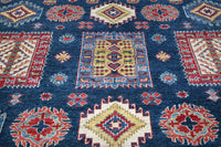 Chobi Afghan Rug – Cobalt Courtyard