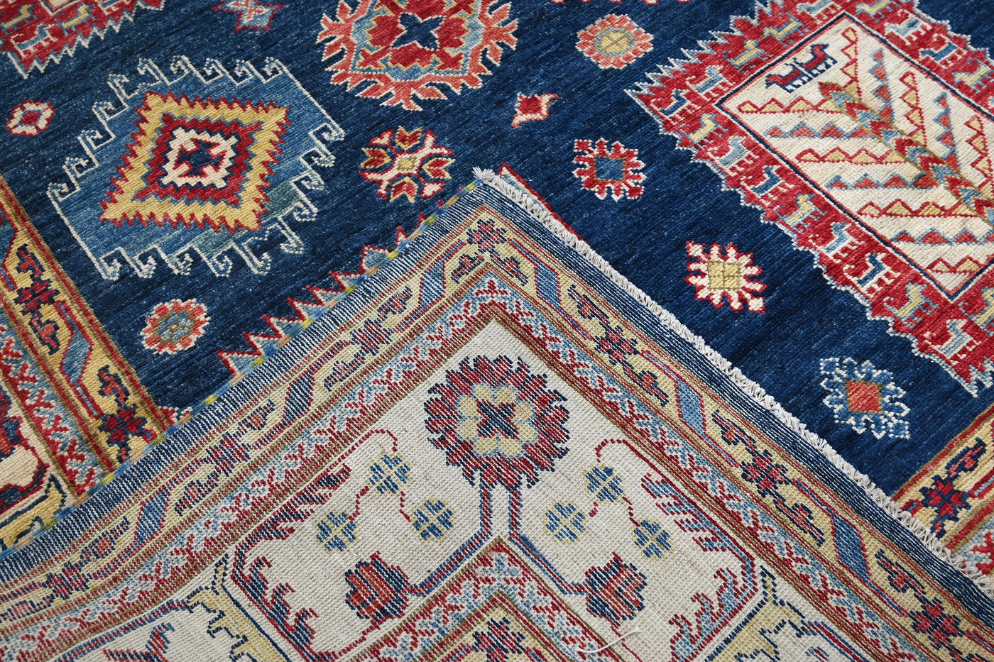 Chobi Afghan Rug – Ocean Constellation