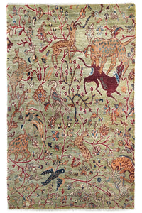 Chobi Afghan Rug – Safari Willow