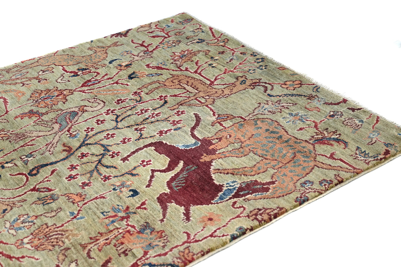 Chobi Afghan Rug – Forest Blossom