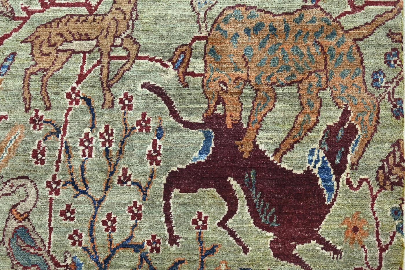 Chobi Afghan Rug – Forest Blossom
