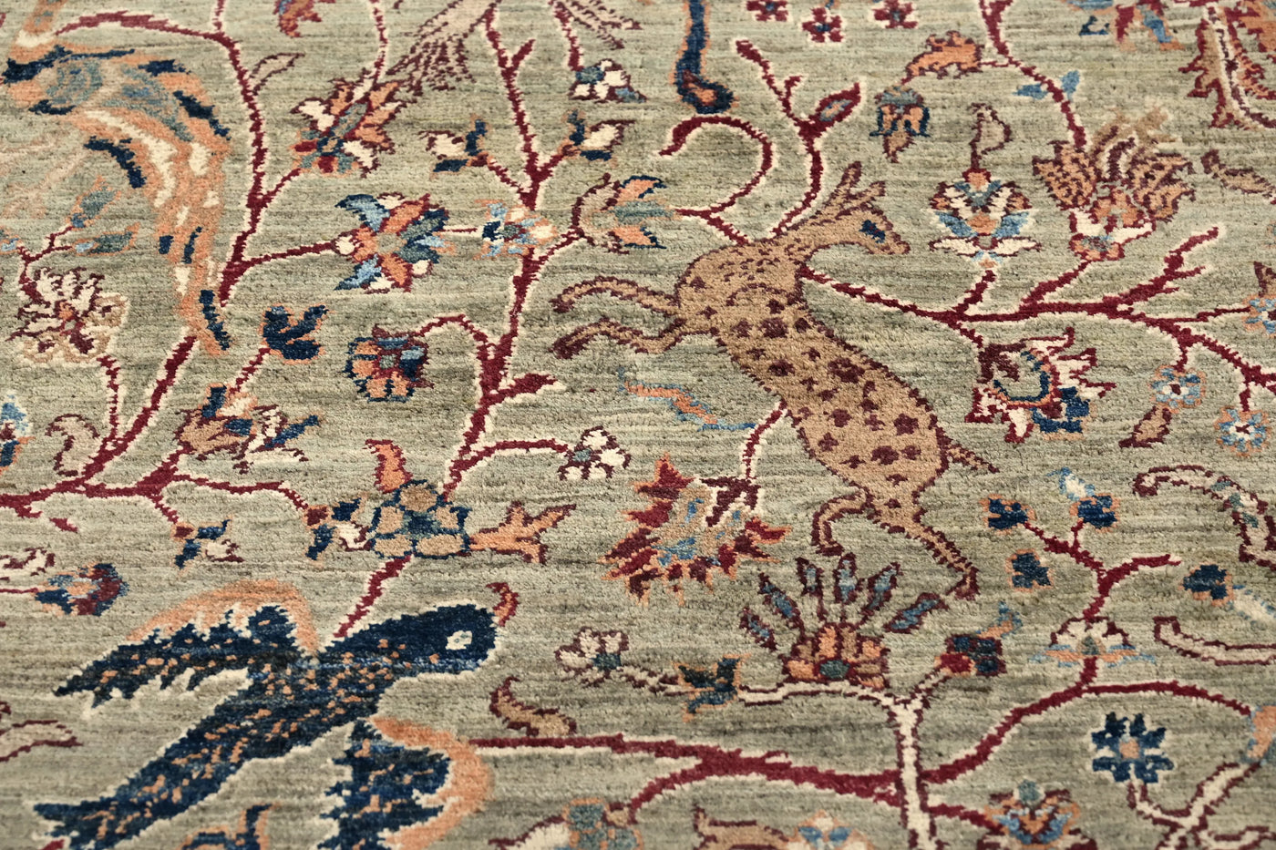 Chobi Afghan Rug – Forest Blossom