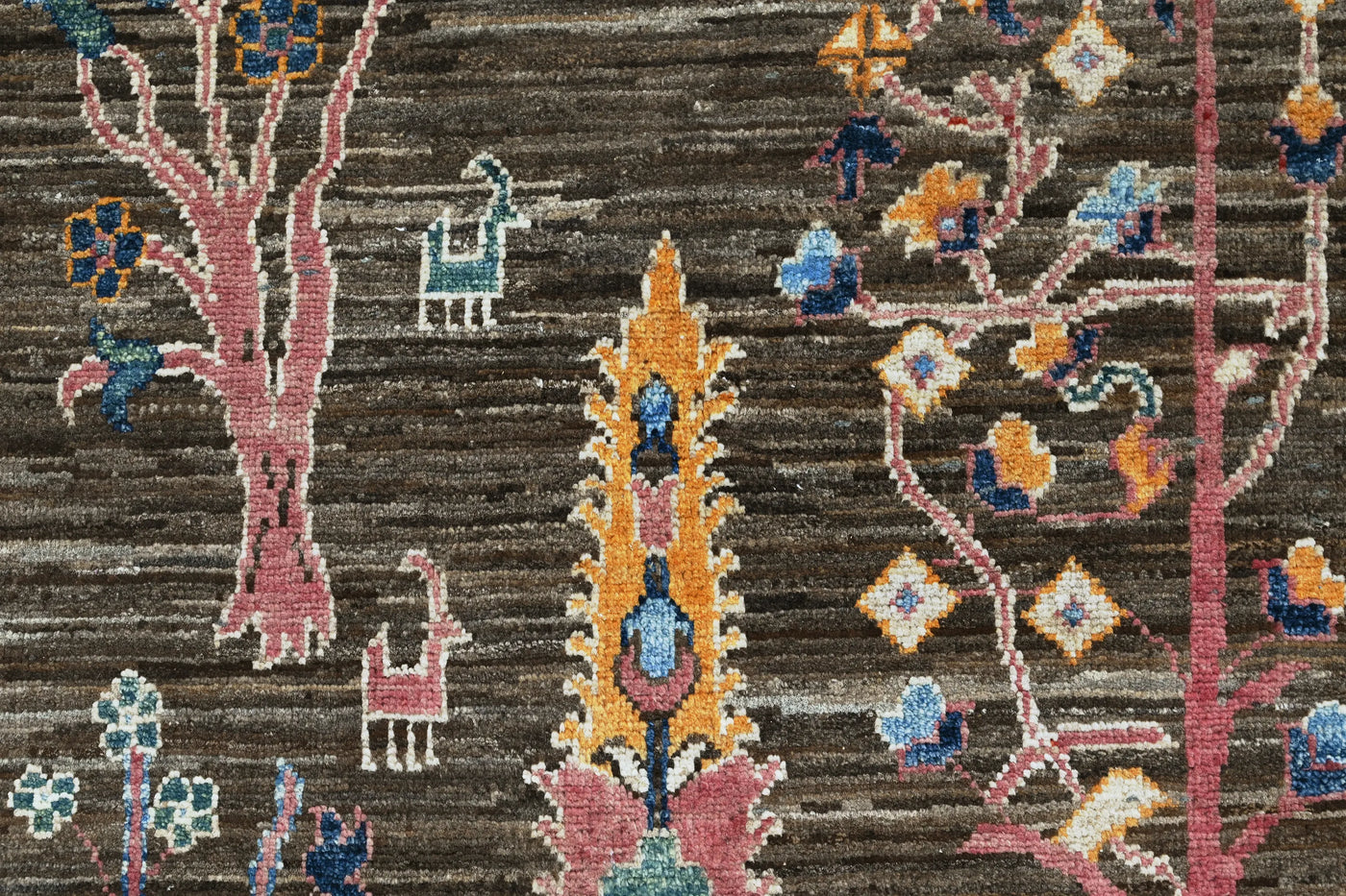 Chobi Afghan Rug – Indigo Branch