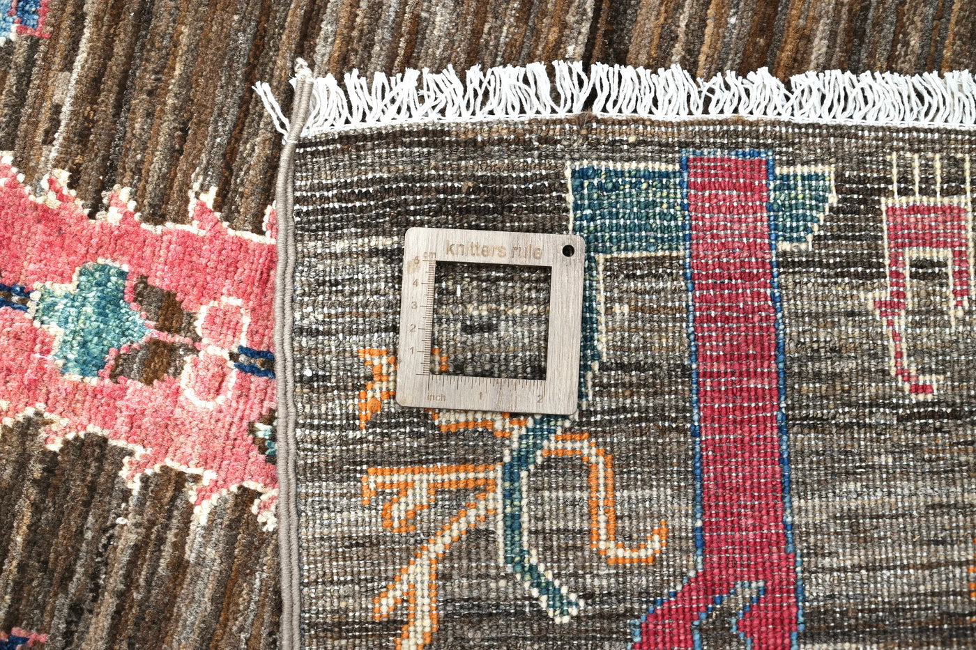 Chobi Afghan Rug – Indigo Branch