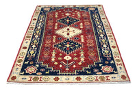 Chobi Afghan Rug – Crimson Citadel