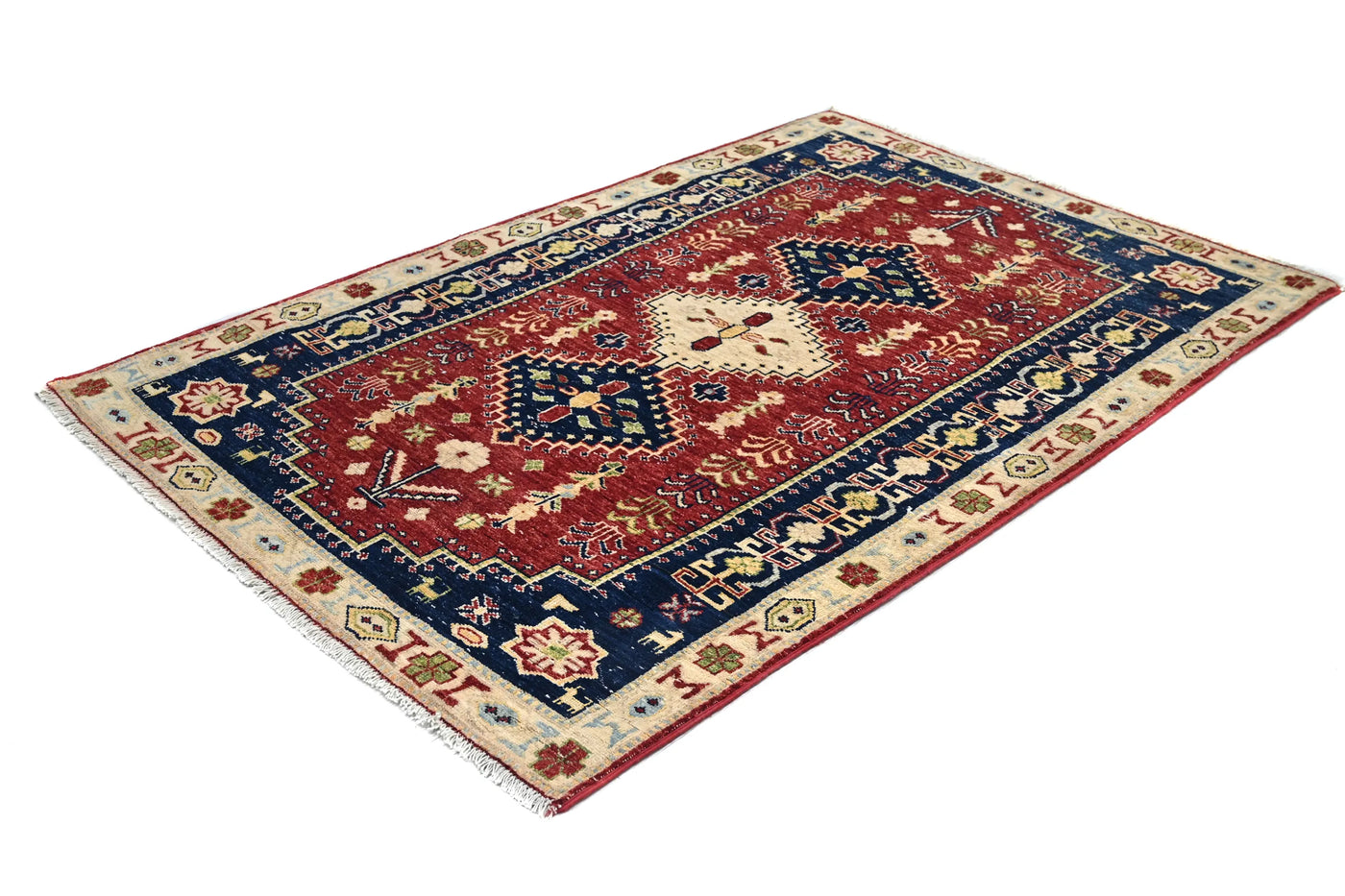 Chobi Afghan Rug – Pearl Frame