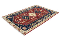 Chobi Afghan Rug – Crimson Citadel