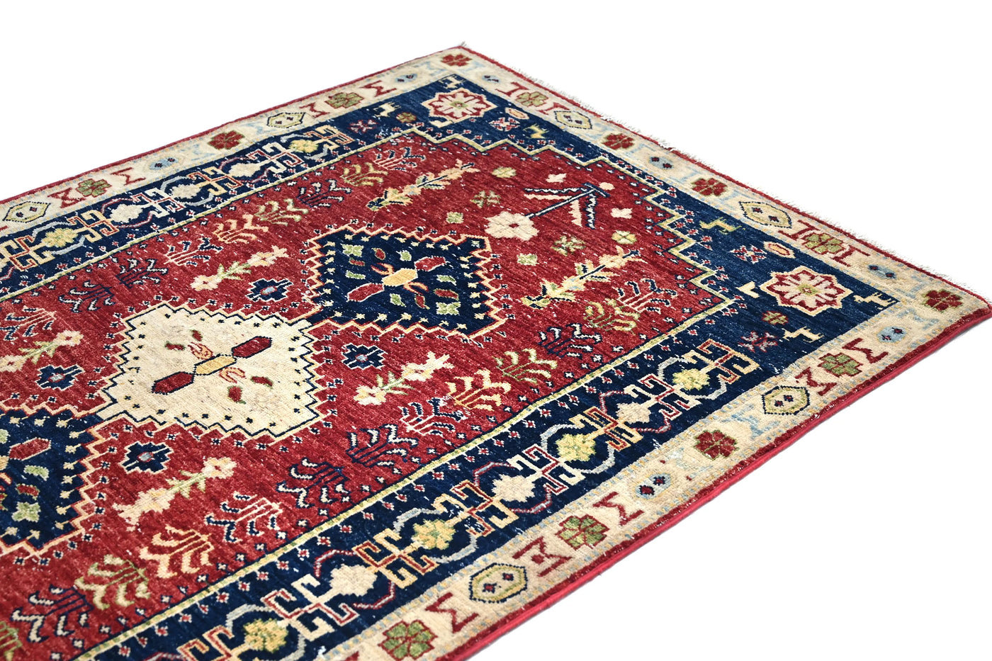 Chobi Afghan Rug – Pearl Frame