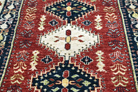 Chobi Afghan Rug – Crimson Citadel