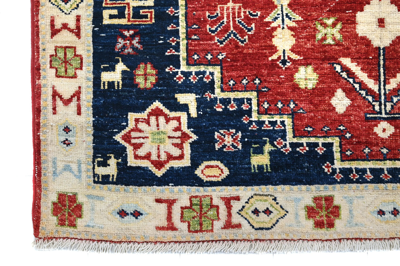 Chobi Afghan Rug – Pearl Frame