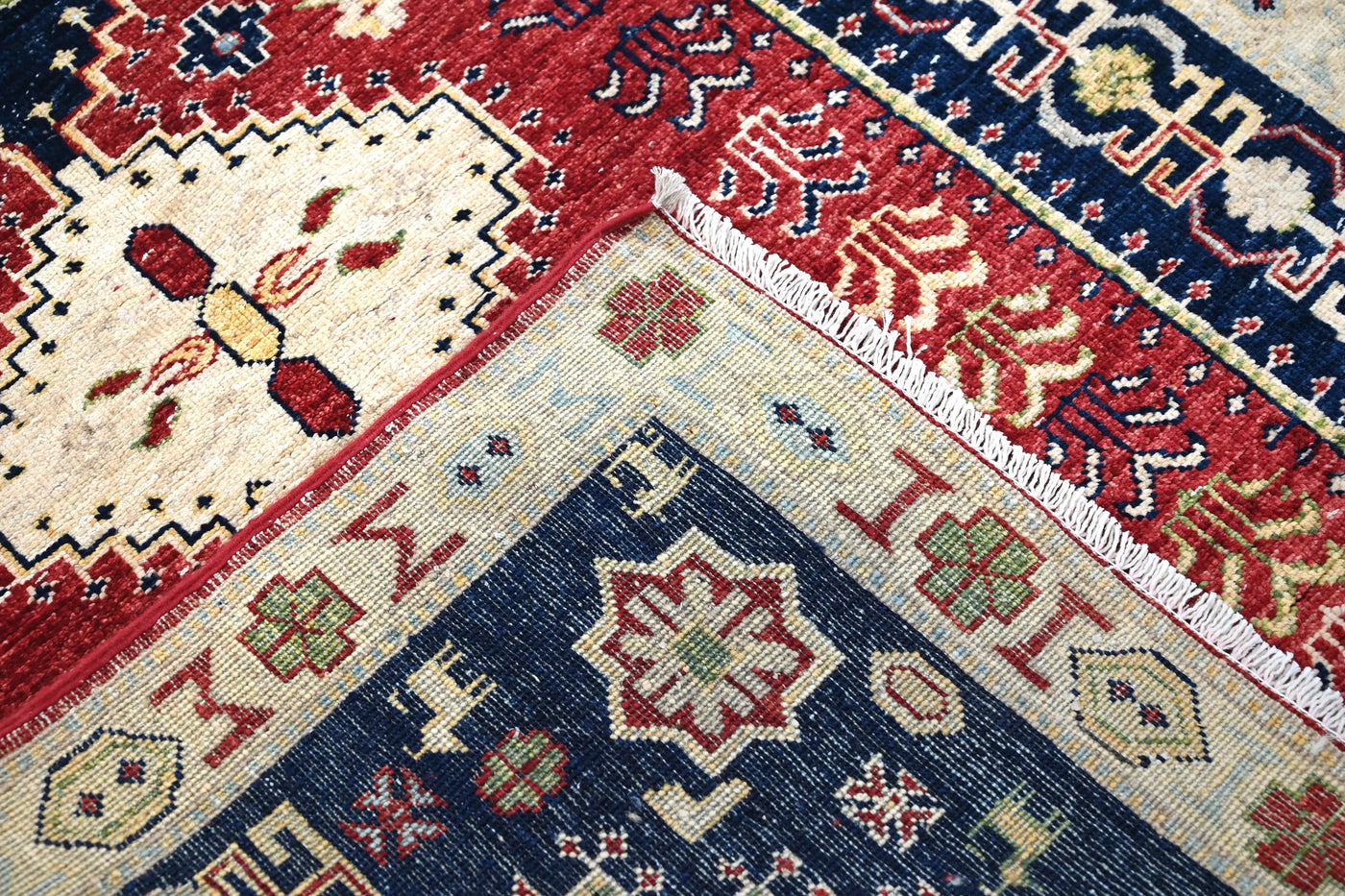Chobi Afghan Rug – Pearl Frame