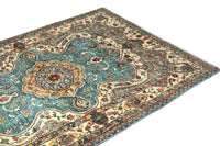 Chobi Afghan Rug – Turquoise Haven