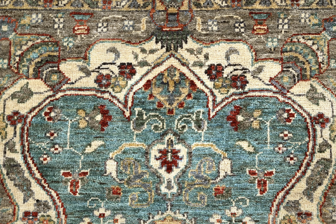 Chobi Afghan Rug – Alabaster Mosaic