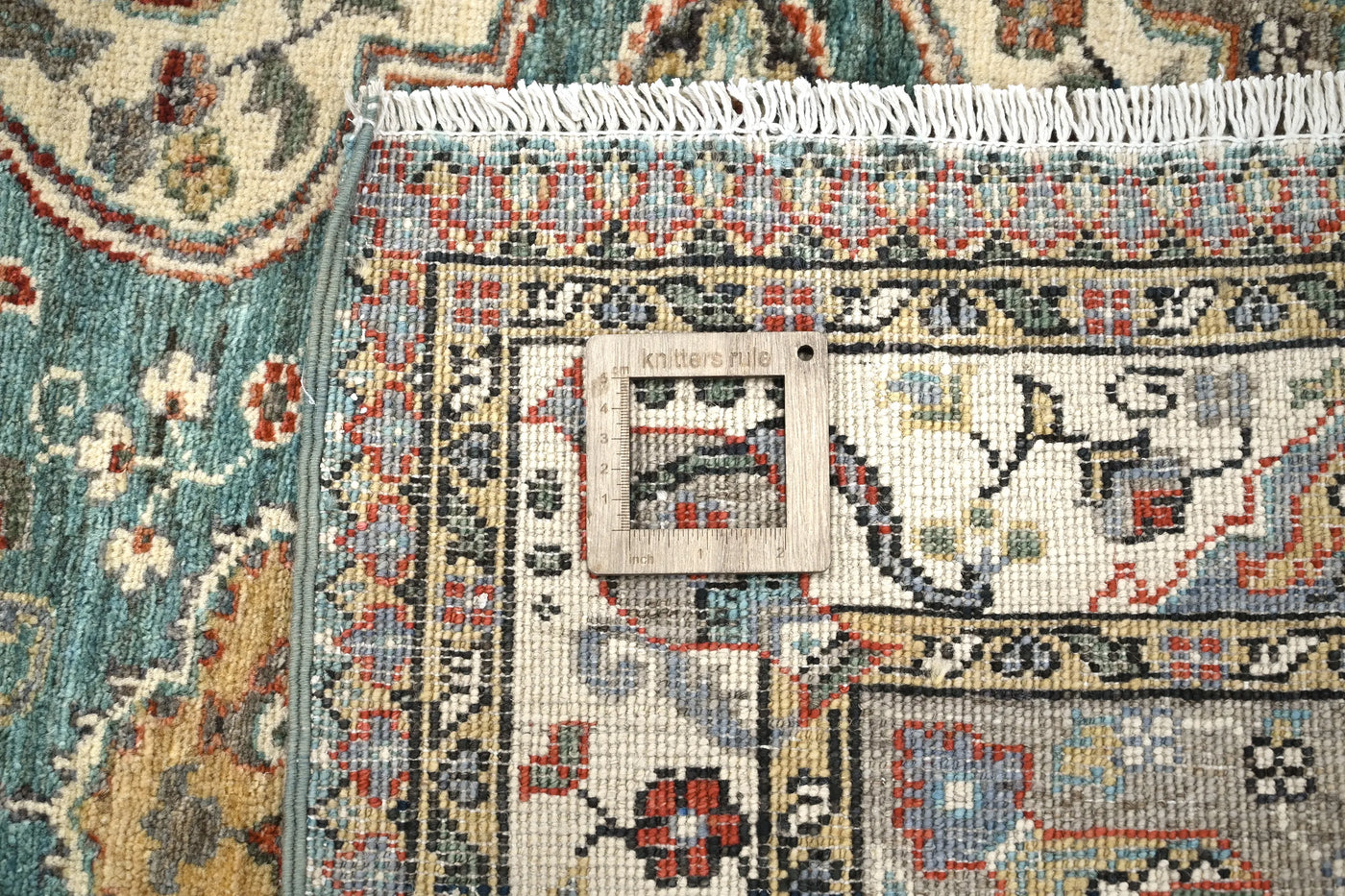 Chobi Afghan Rug – Alabaster Mosaic