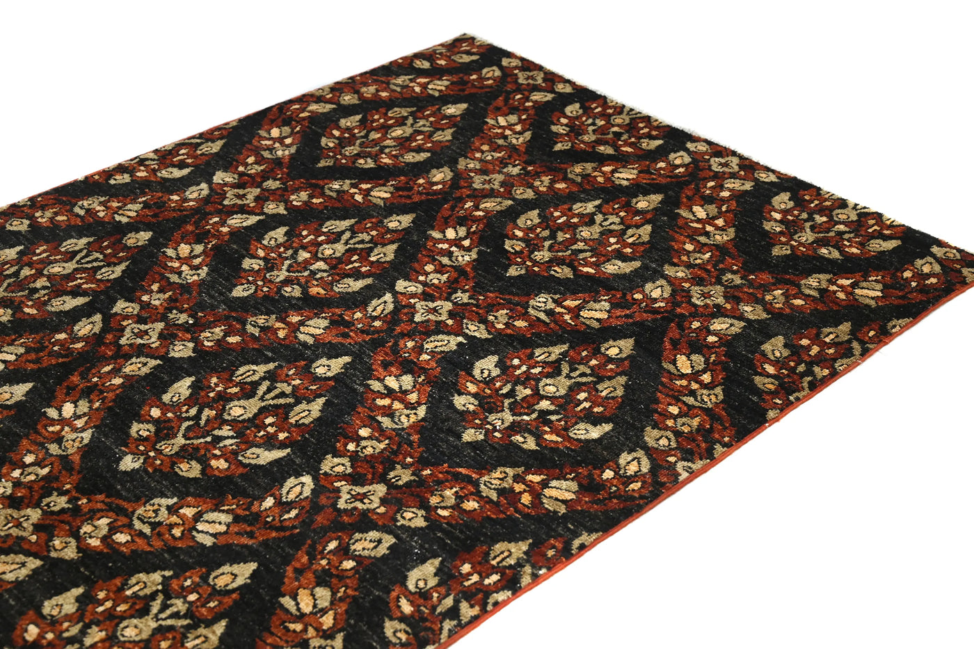Chobi Afghan Rug – Bone Blossom