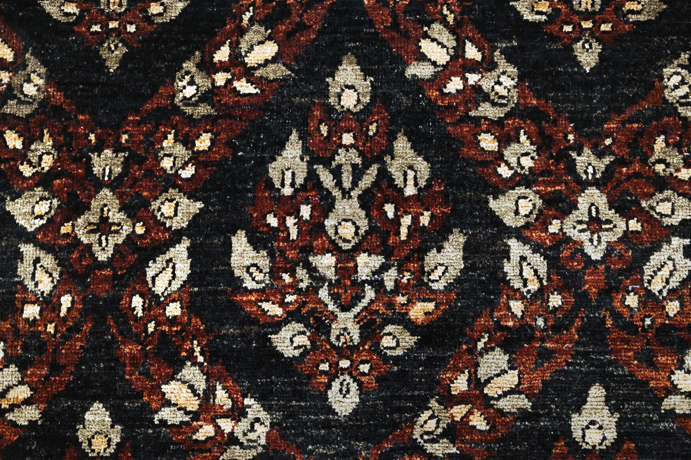 Chobi Afghan Rug – Bone Blossom