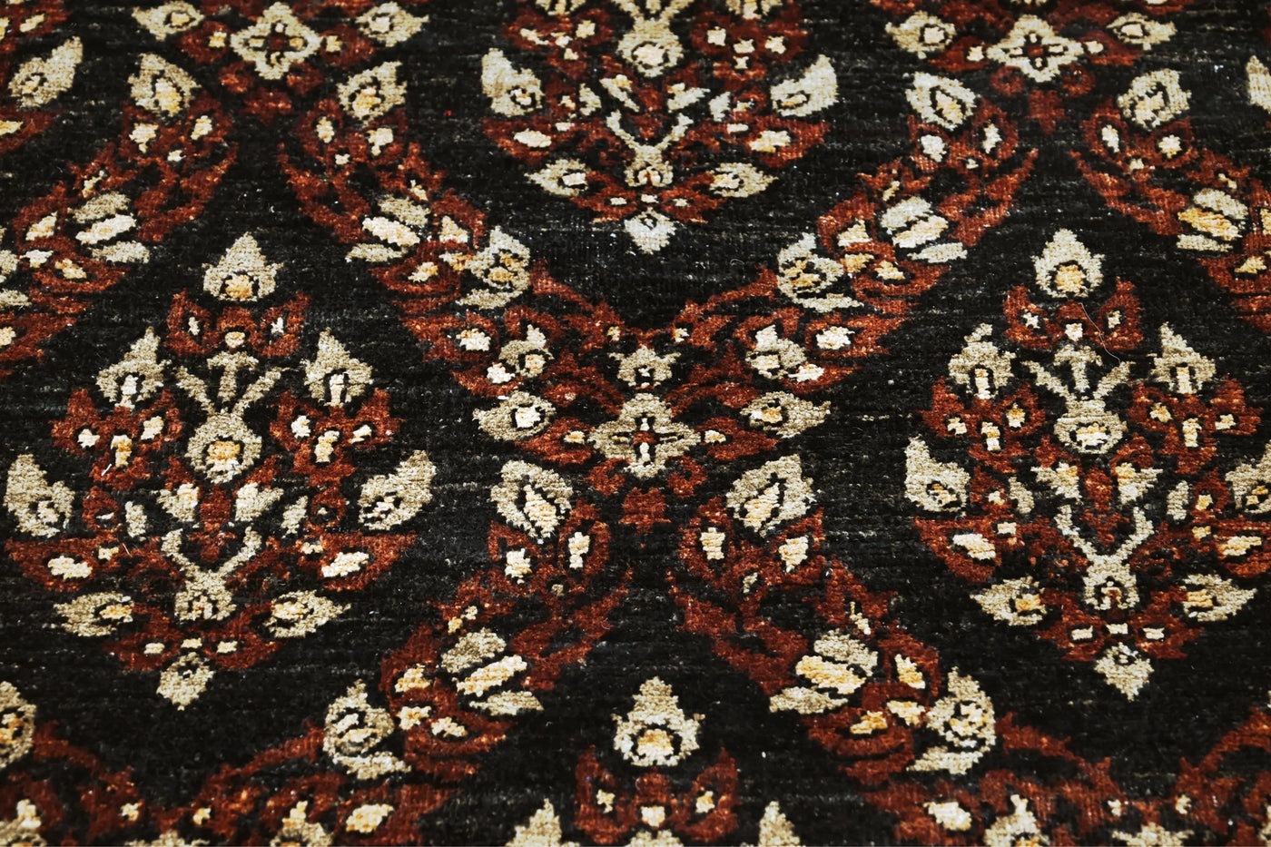 Chobi Afghan Rug – Bone Blossom
