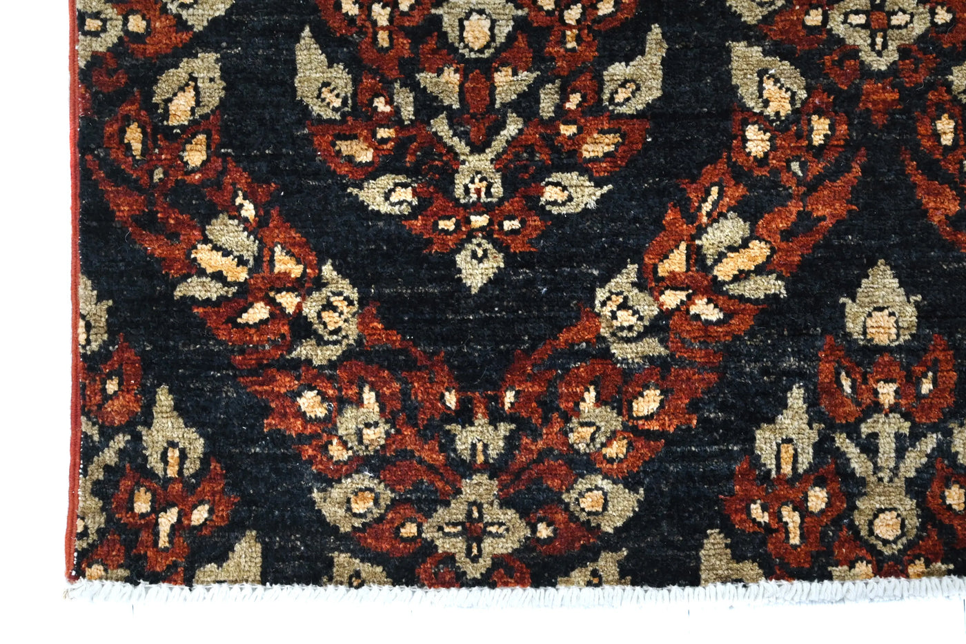 Chobi Afghan Rug – Bone Blossom