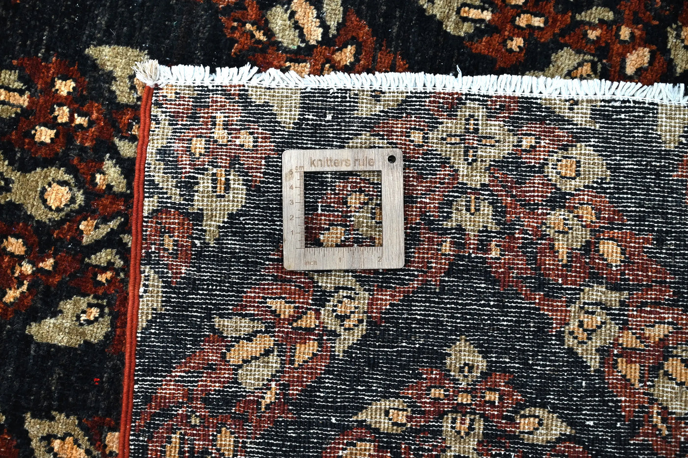 Chobi Afghan Rug – Bone Blossom
