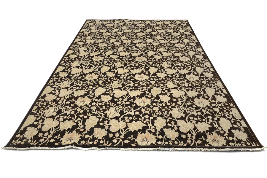 Chobi Afghan Rug – Onyx Botanical