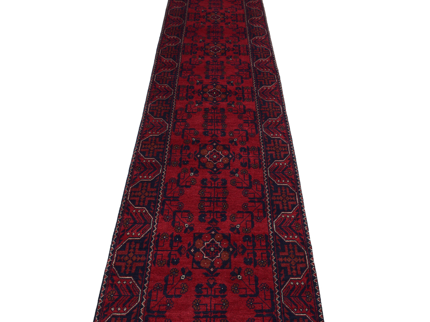 Khal Mohammadi Afghan Runner – Vermilion Geometry