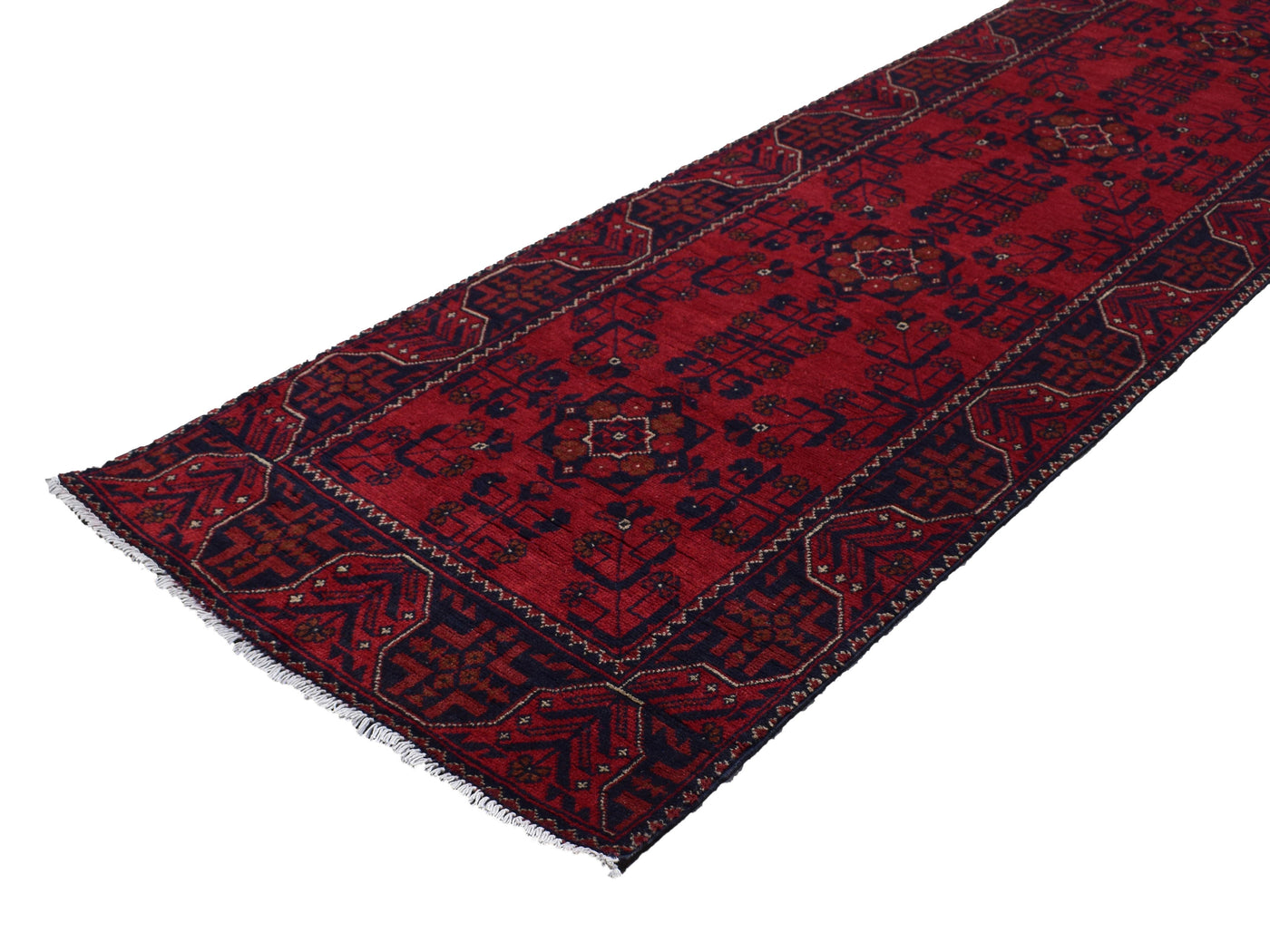 Khal Mohammadi Afghan Runner – Vermilion Geometry