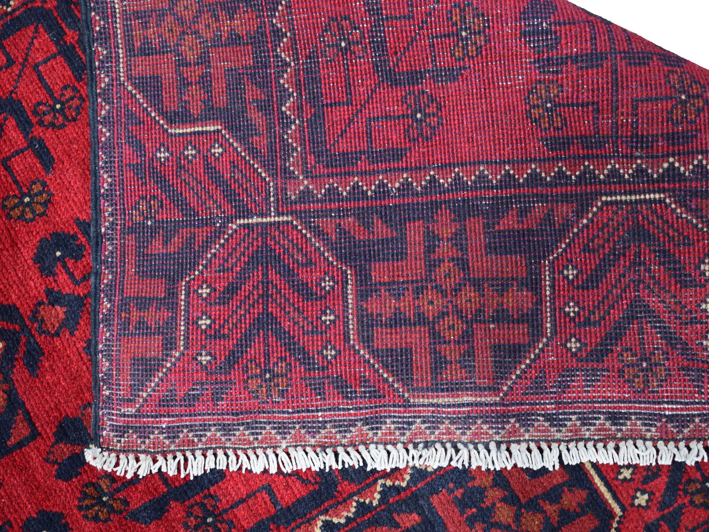 Khal Mohammadi Afghan Runner – Vermilion Geometry