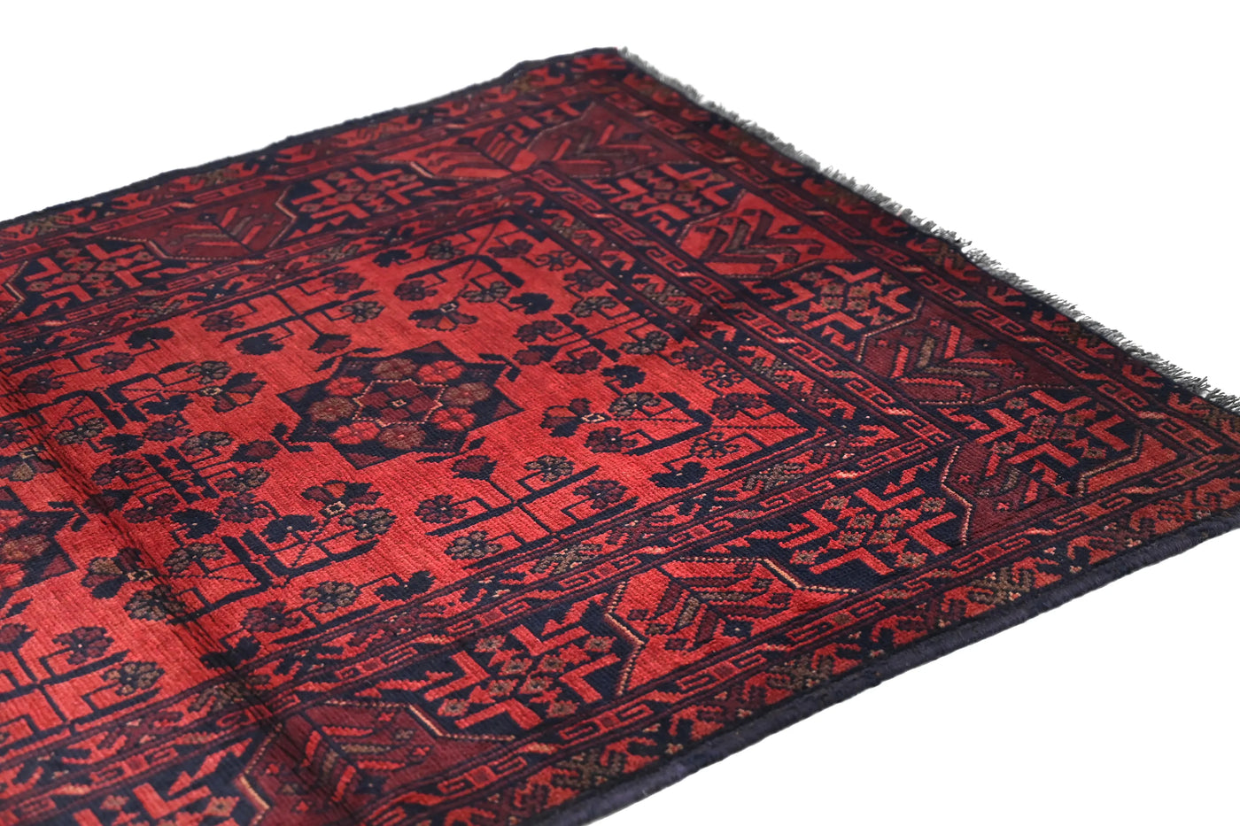 Khal Mohammadi Afghan Rug – Scarlet Star