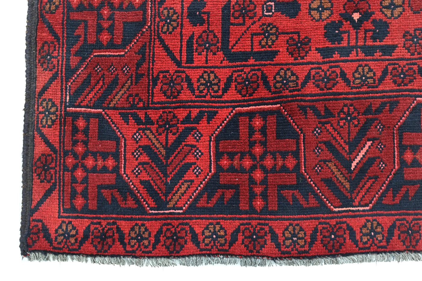Khal Mohammadi Afghan Rug – Rosewood Constellation