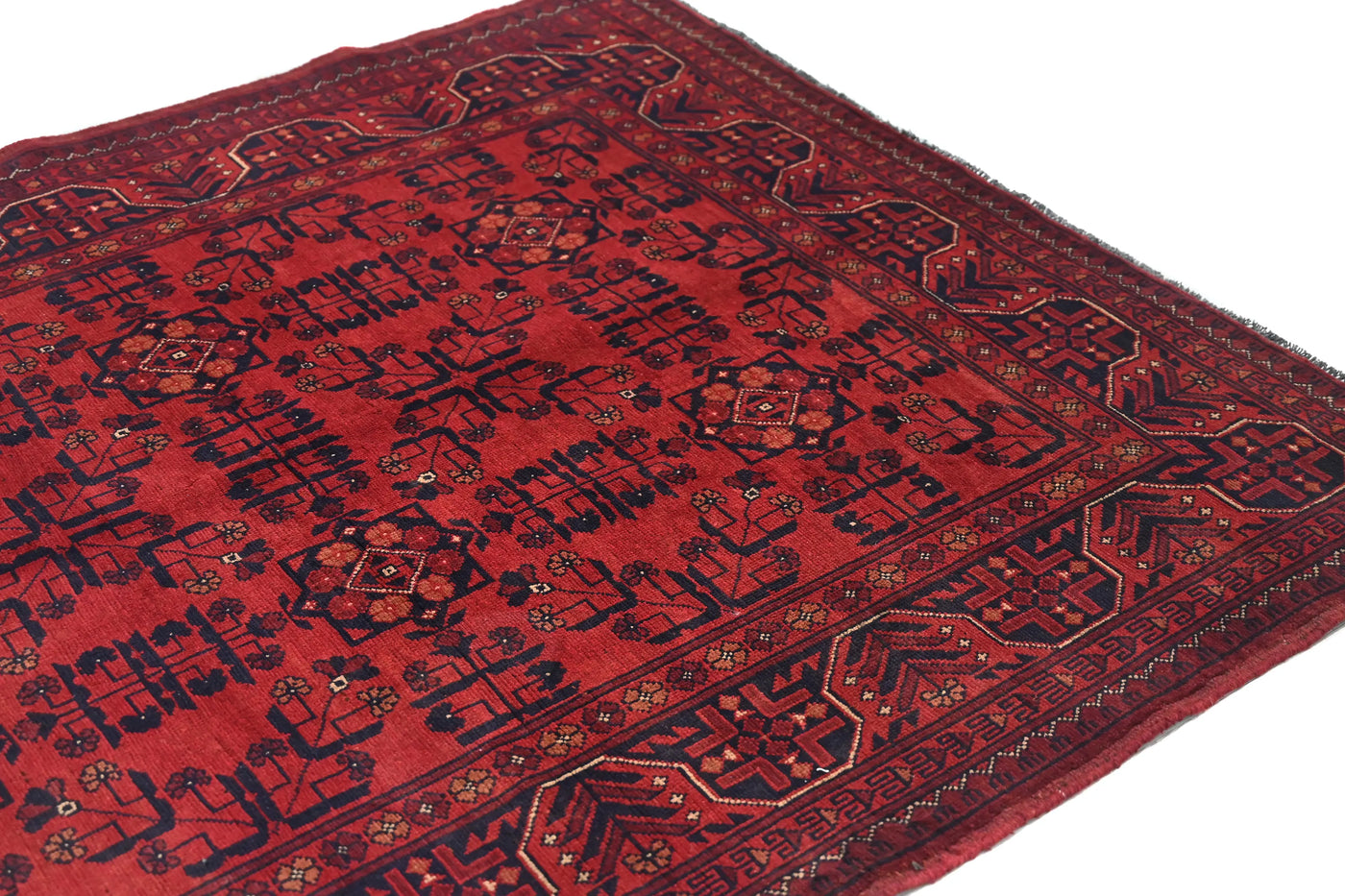Khal Mohammadi Afghan Rug – Ember Medallion