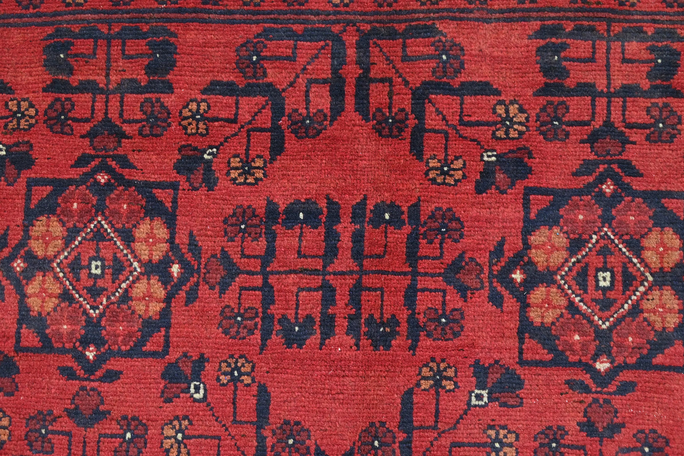 Khal Mohammadi Afghan Rug – Ember Medallion