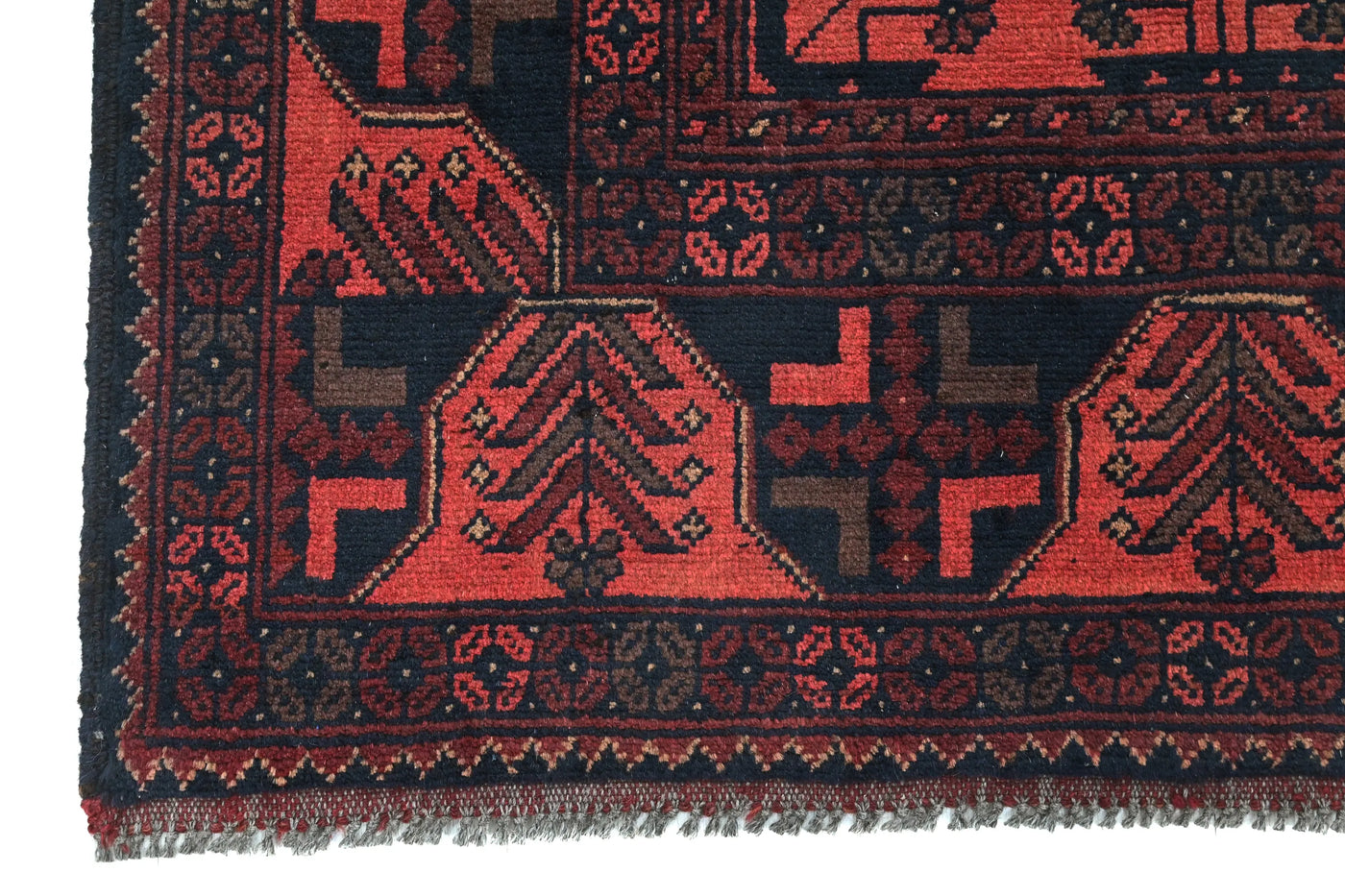 Khal Mohammadi Afghan Rug – Pomegranate Matrix